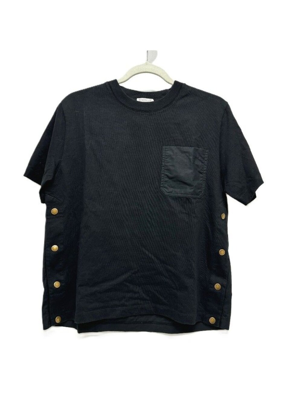 Moncler Short Sleeve T-Shirt Chest Pocket Cotton Black